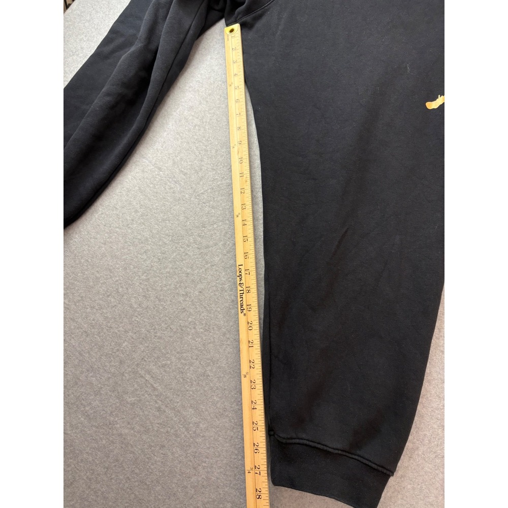 Nike Air Hoodie XXL & Jordan Flight Sweatpants 3XL Black Gold Mens Tracksuit - Picture 8 of 12